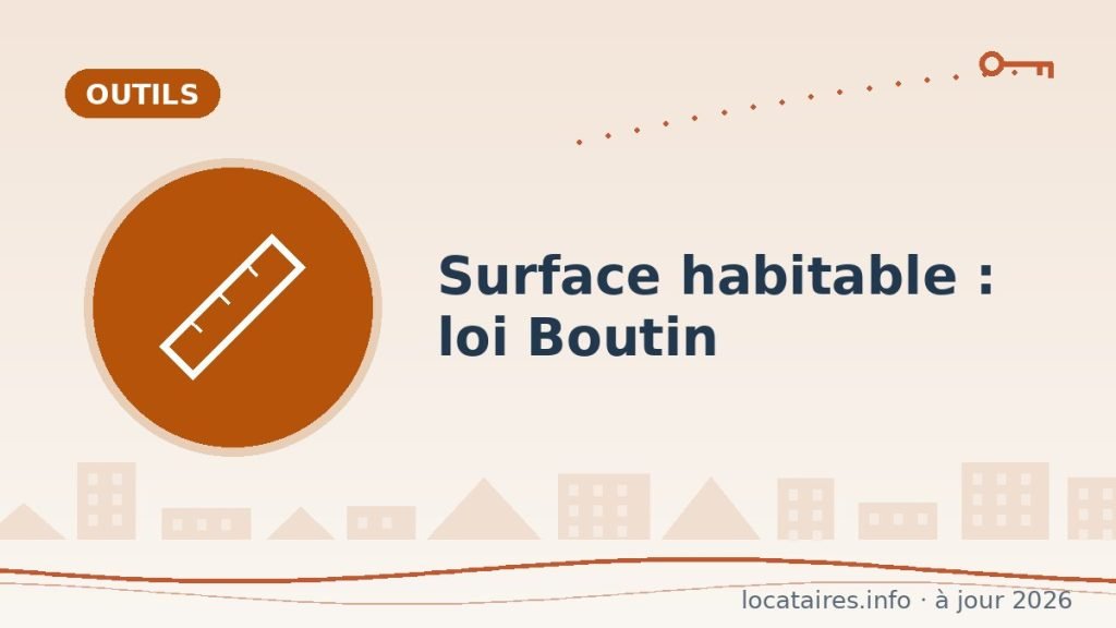 Calcul de surface habitable (loi Boutin) : mesurez, comparez