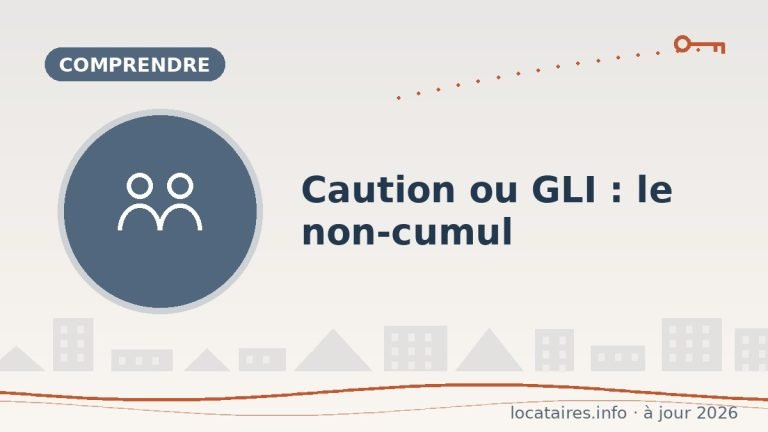 Caution ou GLI : pourquoi le bailleur ne peut pas cumuler